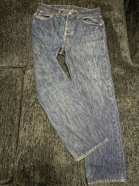 Levi's Men's 501 Straight-Leg Indigo Denim Jeans
